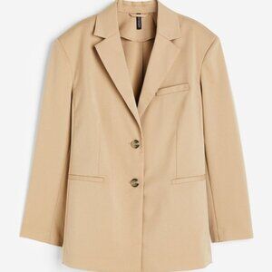 H&M Beige Single-breasted Blazer/NWT/Various Sizes